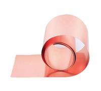 lamiera di rame morbido, T2 Pure Copper Foil Sheet Multiple Widths Multiple Thicknesses 1 Meter Pack of 1(300x1000mm,Thickness 0.25MM)