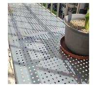 Lamiera forata acciaio inox 304，Fogli Rete Metallico Inox，lamiera forata in metallo, protezione antifurto da balcone,con guanti,griglia decorativa per la privacy(W90*L500cm/W35.4*L196.8in)