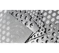 Lamiera forata in alluminio RV 3-5, T = 1 mm AlMg Piastre in alluminio, taglio a lamiera, dimensioni a scelta, 500 x 700 mm