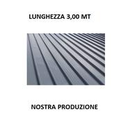 LAMIERA GRECATA COPERTURA 1010 MM Lunghezza 3000 MM - RAL 7016 ANTRACITE
