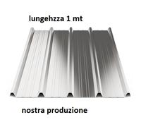 LAMIERA GRECATA Per COPERTURA 1010 MM Lunghezza 1000 MM ZINCATA