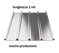 LAMIERA GRECATA Per COPERTURA 1010 MM Lunghezza 2000 MM ZINCATA