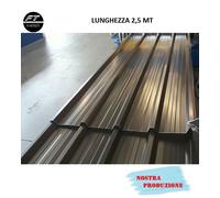 LAMIERA GRECATA Per COPERTURA 1010 MM Lunghezza 2500 MM Colori Tdm/rs/Bg