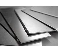 Lamiera in acciaio zincato, 2 mm, piastra in ferro tagliata, dimensioni a scelta, 100 x 800 mm