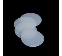 Lamiera in gomma in silicone 10pcs Guarnizione rotonda bianca Diametro 30/40/50/60/070/80/90/100 mm di spessore 1/2 / 3mm (Size : 50mm x 3mm)