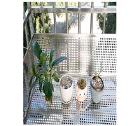 Lamiera in metallo industriale per la sicurezza dei gatti, lamiera forata in acciaio inox 304, rete a rete anti-caduta per balcone e finestra (55 x 490 cm)