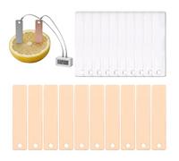 Lamiera in Rame e Zinco | 20 Pezzi Metallo Puro Fai Da Te Educativo - Strisce Elettrodo per Esperimenti Scientifici su Batterie - per Progetti di Apprendimento di Fisica, Laboratorio, Ricerca, Placcat