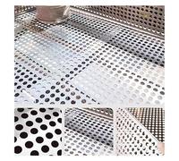 Lamiera metallica perforata, Piastra forata in acciaio inossidabile 304, rete metallica for pannelli di riempimento for ringhiere(20 x 110 cm)