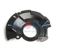 Lamiera paraspruzzi, Disco freno Assale anteriore Dx per HYUNDAI KIA ACCENT RIO