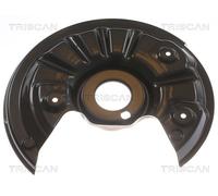 Lamiera paraspruzzi, Disco freno Assale posteriore Dx per AUDI CUPRA SEAT SKODA