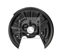 Lamiera paraspruzzi, Disco freno Assale posteriore Sx per AUDI CUPRA SEAT VW A3