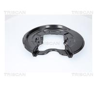 Lamiera paraspruzzi, Disco freno Assale posteriore Sx per AUDI VW A3 GOLF