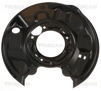 Lamiera paraspruzzi, Disco freno Assale posteriore Sx per MERCEDES-BENZ CLASSE C