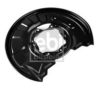 Lamiera paraspruzzi, Disco freno Assale posteriore Sx per MERCEDES-BENZ CLASSE C