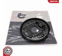 Lamiera paraspruzzi, Disco freno Sx per HYUNDAI KIA ACCENT i20 RIO SOLARIS