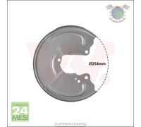 Lamiera paraspruzzi disco freno VanWezel Posteriore Dx Destro per ALFA ROMEO 15