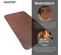 Lamiera per stufa lamiera da pavimento 80 x 49 cm piastra per camino stufa...