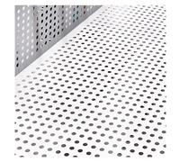 Lamiera perforata in acciaio inossidabile 304, rete metallica di diametro 8 mm, piastra metallica decorativa, durevole e versatile (56 x 300 cm) per progetti fai da te e decorazioni per la casa