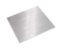 Lamiera quadrata in acciaio inossidabile, spessore da 0,2 mm a 3 mm, piastra in metallo spazzolato lucido, lamiera d'acciaio(0.2x100x100mm)