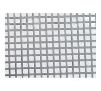 Lamiera Silver Square Slot 200x1000 mm alluminio