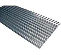 LAMIERA ZINCATA ONDULATA A FOGLIO 200x90 CM - SPESS. 0,25 mm COPERTURA