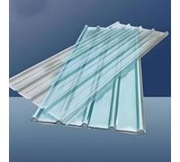 Lamiere Grecate,Lamiere per Copertura Tetti FRP,Pannelli per Tetto per Serra Posto Auto Coperto,con protezione UV,pioggia,neve,coperture da 2 mm di spessore,Pannelli Tetto (0.9x1m/35x39in,6 Pcs)