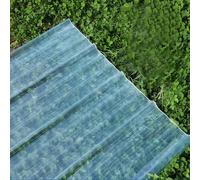 Lamiere Ondulate in Fibra di Vetro da 1.5mm,Pannelli da Tetto Trasparenti Antipioggia,Pannelli per Illuminazione Resistenti UV,Pannelli di Ricambio Termoisolanti per Garage (0.9x0.8m/35x31in,15 pcs)