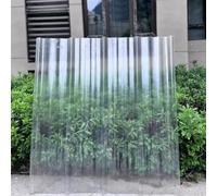 Lamiere per Copertura Tetti Frp,Pannelli per Tetto per Serra Posto Auto Coperto,Pannelli Isolanti Anti-Uv,Antipioggia,Autopulenti,Lamiera Ondulata Facile da Tagliare (0.9x0.6m/35x24in,5 Pcs)