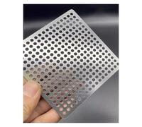 Lamiere perforate con fori di scarico per ventilazione e filtrazione fumi