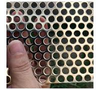 Lamiere perforate in acciaio inossidabile, foro rotondo da 8 mm, rete metallica spessa 0,3 mm, 0,8 x 1 m per applicazioni fai da te, edilizia e ventilazione