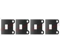 Lamina anti-stridio, pastiglia freno (piastra posteriore) per 99 2 1972-1974