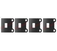 Lamina anti-stridio, pastiglia freno (piastra posteriore) QUICK BRAKE 99 2 1972-