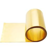 Lamina di ottone H62, rotolo fogli, piastra lamina con pellicola, spessore 0,4 mm, larghezza 50-150, lunghezza 1 m(150mm)