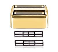 Lamina di ricambio e taglierine compatibili con BaBylissPRO Barberology Cordless Metal Double Foil Shaver FXFS2 (FOILFX02) (oro)