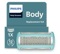 Lamina di ricambio originale per rifinitori corpo Philips da uomo - Sistema di rasatura tripla protezione, rasatura accurata e liscia sulla pelle, 100% impermeabile, modello BG2010/43