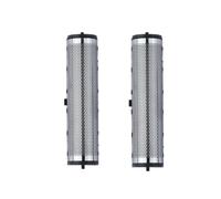 Lamina E Taglierina Di Ricambio Premium Compatibile Con Andis TS1 TS2 | Set, Accessori For Rasoio Elettrico Da Barbiere, Rasoio A Lamina, 17155, 17160, 17280, 17285(2Pcs Silver Foil)