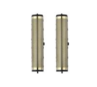 Lamina E Taglierina Di Ricambio Premium Compatibile Con Andis TS1 TS2 | Set, Accessori For Rasoio Elettrico Da Barbiere, Rasoio A Lamina, 17155, 17160, 17280, 17285(2Pcs Gold Foil)