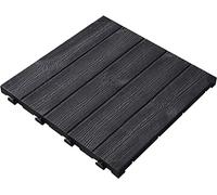 LÁMINA PARA PAVIMENTO GRIS CON VETAS MADERA EASY, 40X40X2,5 CM (39X39 NETO); 1M²: 6,6 LÁMINAS
