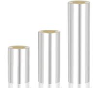 Lamina per Bordo Torta, Anello per Torta Alto, 3 Rotoli di Pellicola per Bordo Torta, 8 cm/10 cm/15 cm, 10 m, Rotolo di Acetato Trasparente, Addensante, Strisce per Torta in Acetato, Riutilizzabile