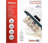 Lamina plastificante Fellowes 100144249 A4 125 µm opaca trasparente 500 pezzi