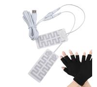 Lamina riscaldante USB - Set di cuscinetti riscaldanti da 3,54 pollici | Piastra riscaldantes con elemento riscaldante USB - 25 g di calore veloce e uniforme 30-45 ℃ con cavo da 1,5 m per l'home off