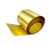 lamina sottile di ottone Spessore di taglio della pelle dello strato della striscia d'ottone 0,01-0,6 mm Larghezza 10-400 mm Lunghezza 1000 mm(0.02mm,100x1000mm 1pcs)