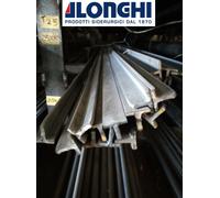 LAMINATO IN FERRO ACCIAIO BARRA PROFILO A T 25X4,5 mm. 3 PEZZI da 2 METRI