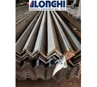 LAMINATO IN FERRO ACCIAIO BARRA PROFILO ANGOLARE 40X40X5 mm. 3 PEZZI da 2 METRI