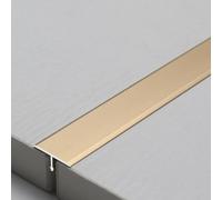 Laminato Striscia Di Transizione Pavimenti & Alluminio T In Copertura, Per Divisorio Piatto Piastrelle Modanature Decorative Giunzioni Parete Soglie(Gold,W 4cm)