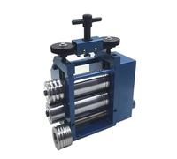 Laminatoio for gioielli Tablet Machine, strumento e attrezzatura for gioielli artigianali, il più recente laminatoio BLU (4 RULLI), azionato manualmente, Professionale, set di strumenti