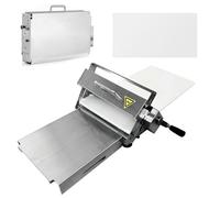 Laminatoio manuale per impasto, spessore regolabile in acciaio inossidabile Sheeter per pasta per pizza e crosta del fondente