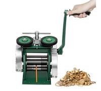 Laminatoio per gioielli, con combinazione manuale, con manovella, spessore della pressa: 0,1-17 mm, per progetti fai da te e uso professionale