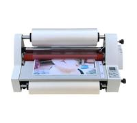 Laminatrice di Riempimento A Freddo A Caldo 350mm,Macchina di Laminazione 0-180℃ con Controllo Della Temperatura per Documenti Foto Schede Tessere Uso Commerciale
