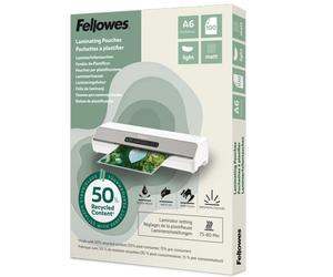 Laminatrice Fellowes 100143438 A6 Opaca Termica 80 Micron 100 Fogli